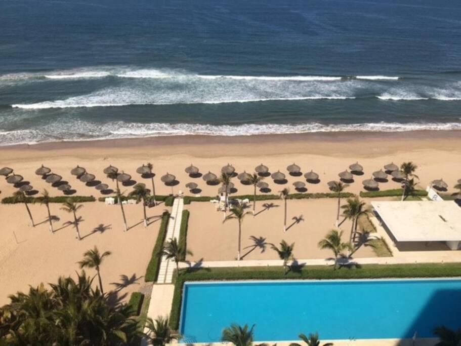 Beautiful 3 Bedroom, Fully Furnished, On The Beach Mazatlán Kültér fotó